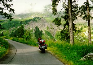 Pragelpass-Auffahrt